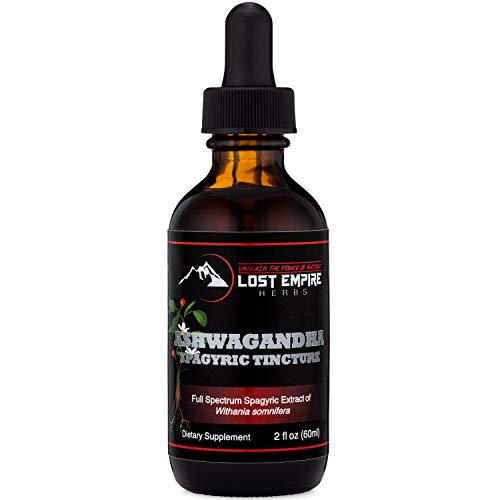 Premium Ashwagandha Spagyric Tincture - Organic Extract - Hormone and Immune System Support, Stabilizes Blood Sugar and Cholesterol, Reduces Stress - ( 2 fl oz)