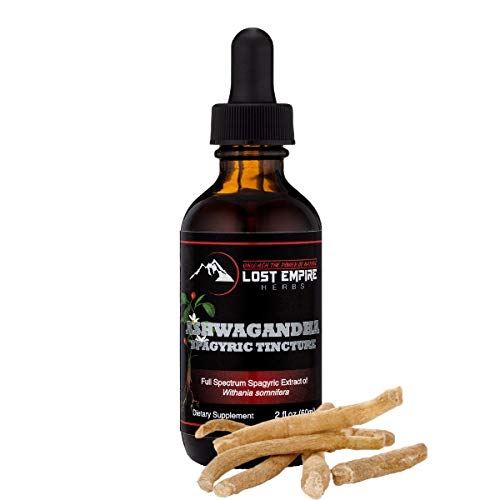 Premium Ashwagandha Spagyric Tincture - Organic Extract - Hormone and Immune System Support, Stabilizes Blood Sugar and Cholesterol, Reduces Stress - ( 2 fl oz)